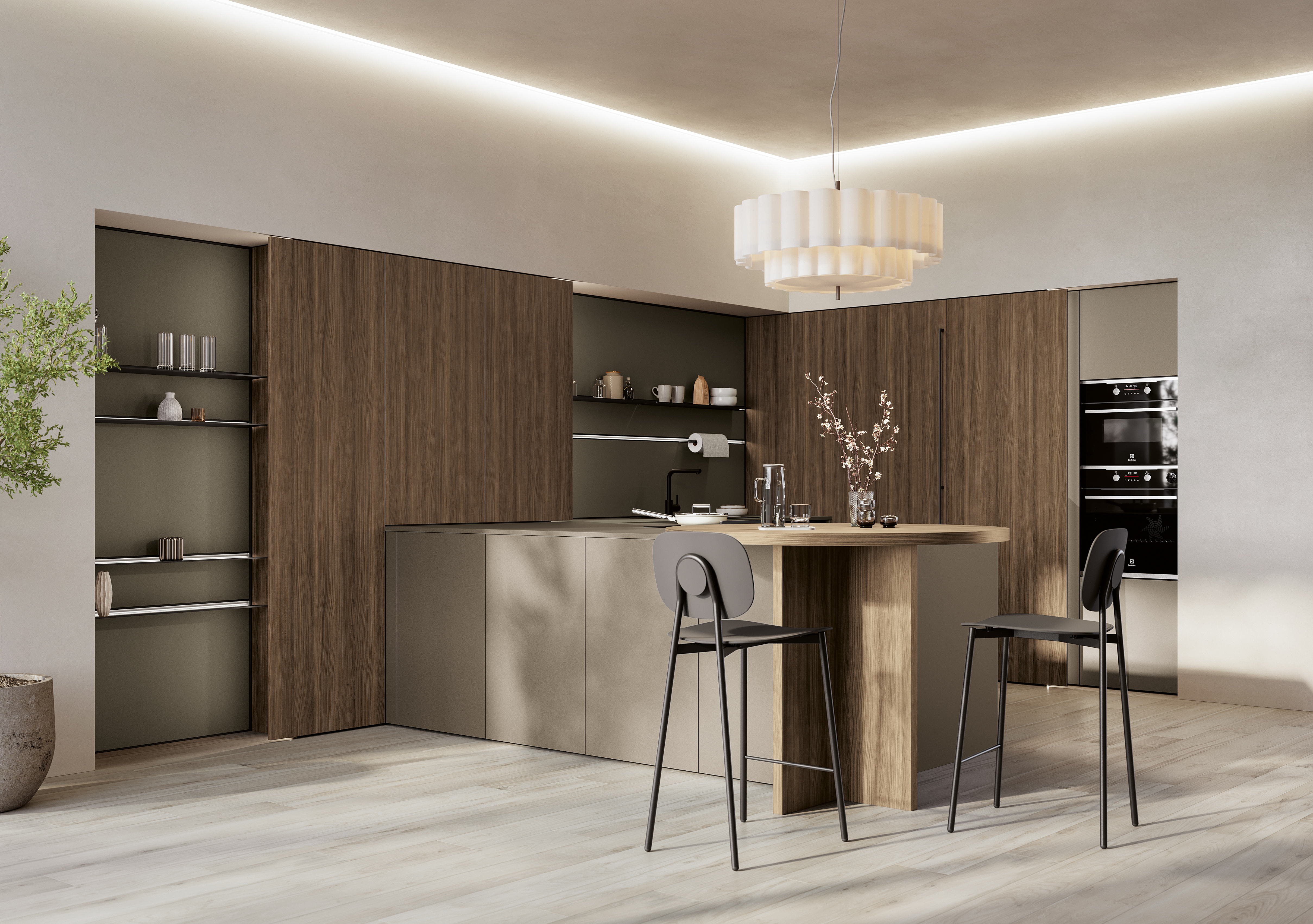 Domino, la cucina moderna con uno stile senza tempo.
