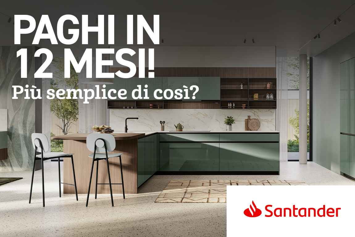 FINANZIA LA CUCINA DEI TUOI SOGNI CON SANTANDER!